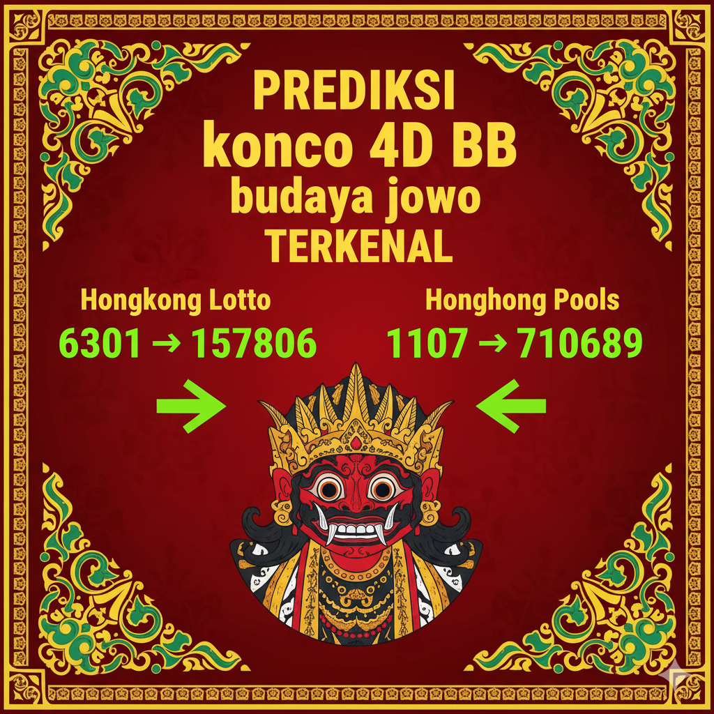 Prediksi konco 4D BB budaya Jowo terkenal